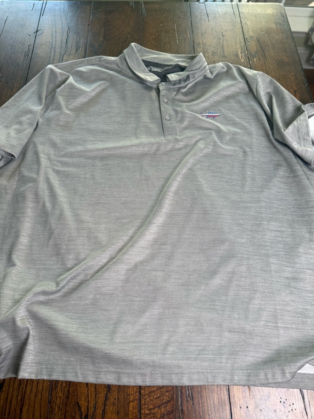 Ocean Coast Men's Light Gray Performance Polo 4X